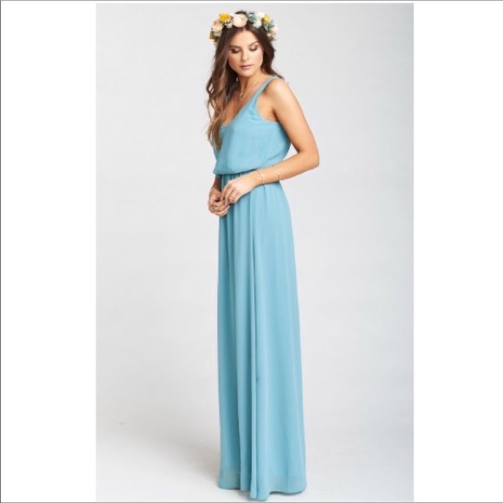 Show me your Mumu Kendall Poolside chiffon dress